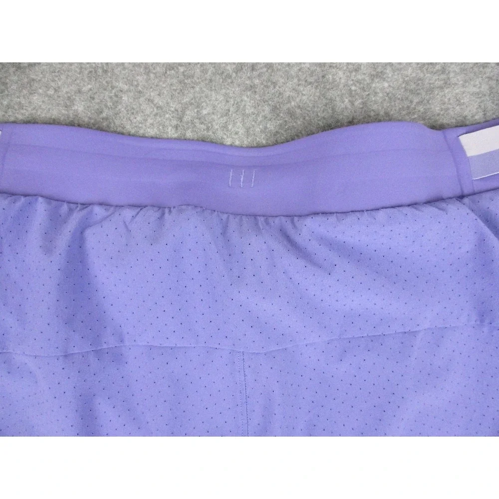 Lululemon Shorts Mens 2XL XXL Purple Fast Free Liner Running Pockets Reflective
